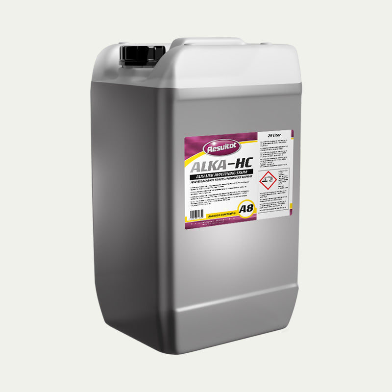Resultat ALKA-HC Alkaliskt Avfettning A8 Skum 25 L