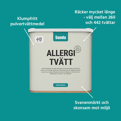 Prova-på Allergitvätt Pulver