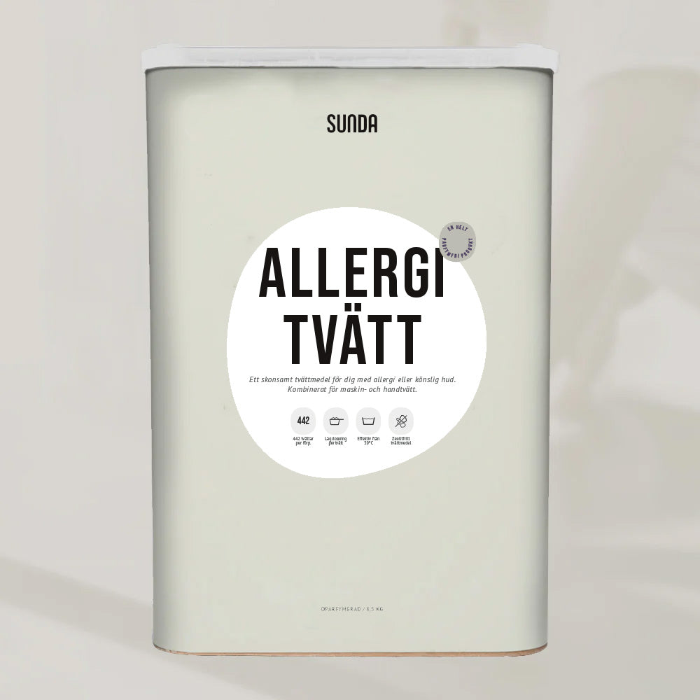 Allergitvätt Pulver 260-442 tvättar