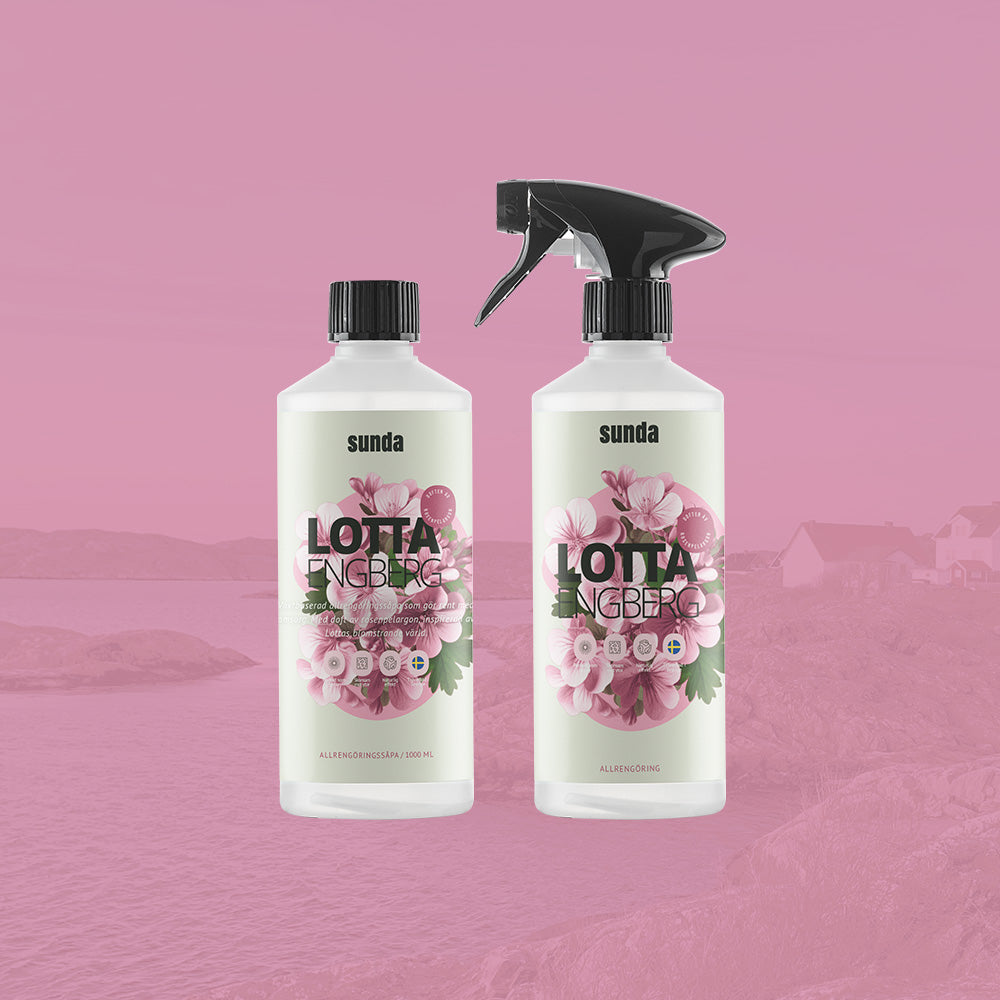 Lotta x Allrengöringssåpa Rosenpelargon 0,5 L