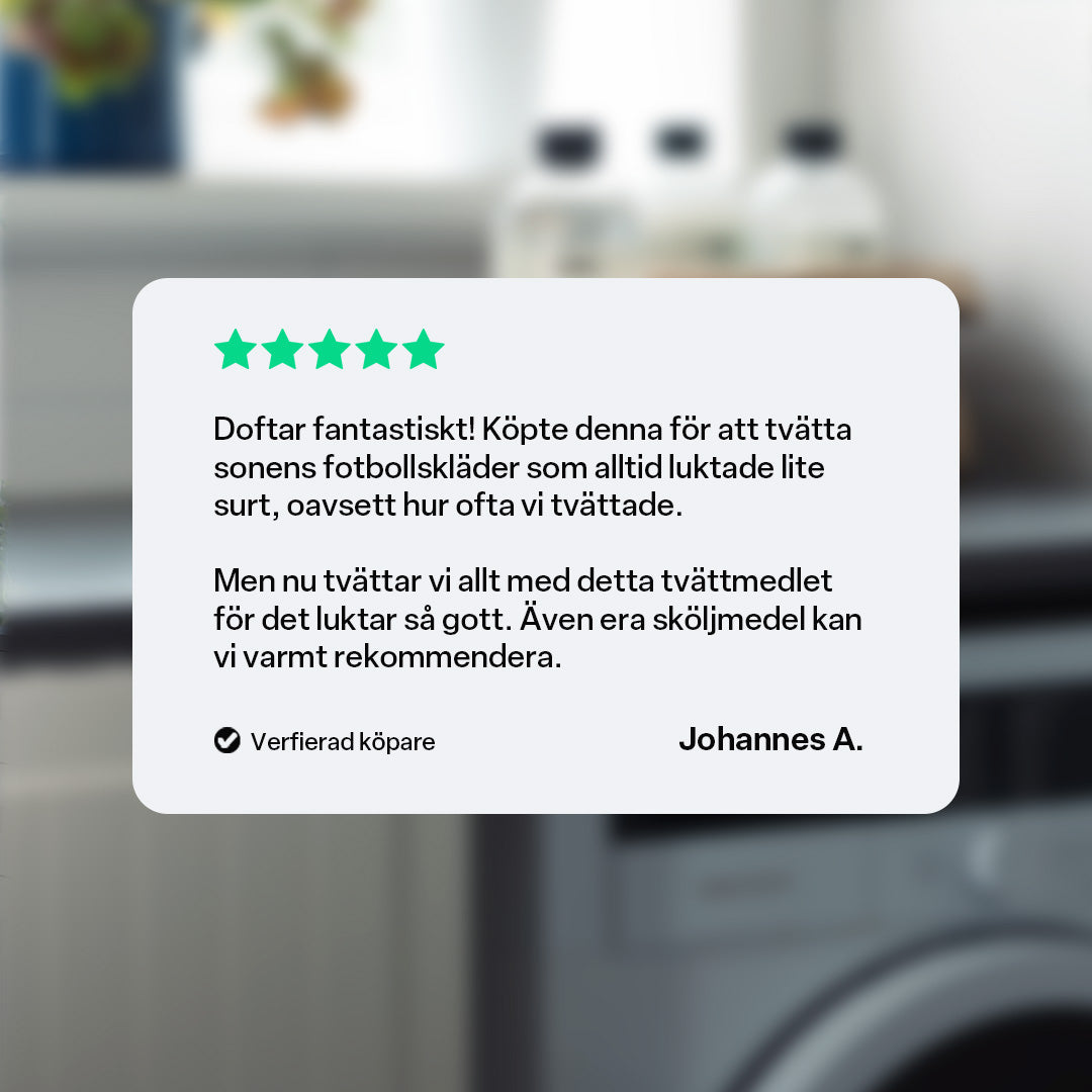 Sporttvätt 50 tvättar