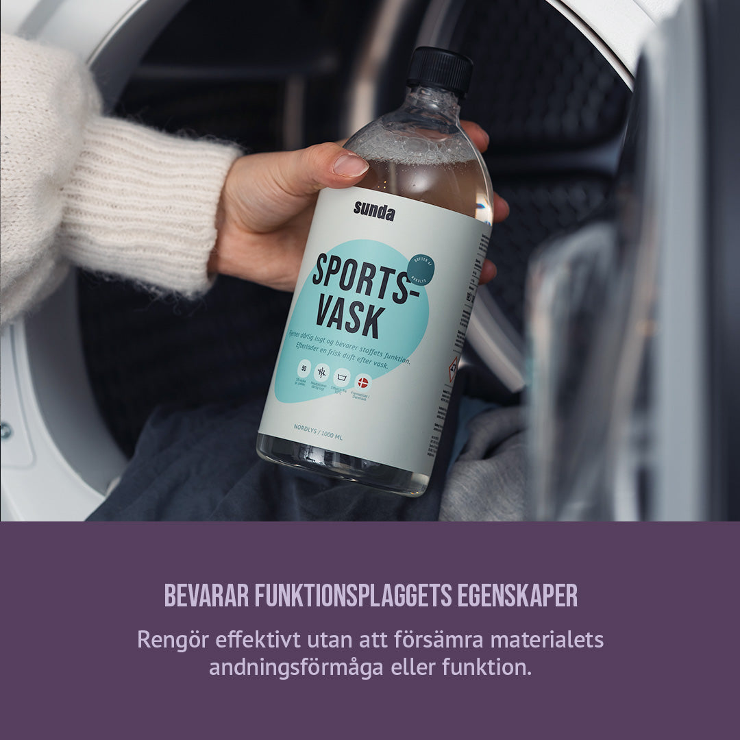 Sporttvätt 50 tvättar