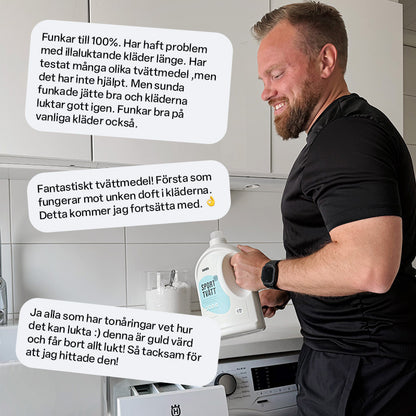 Sporttvätt 100 tvättar