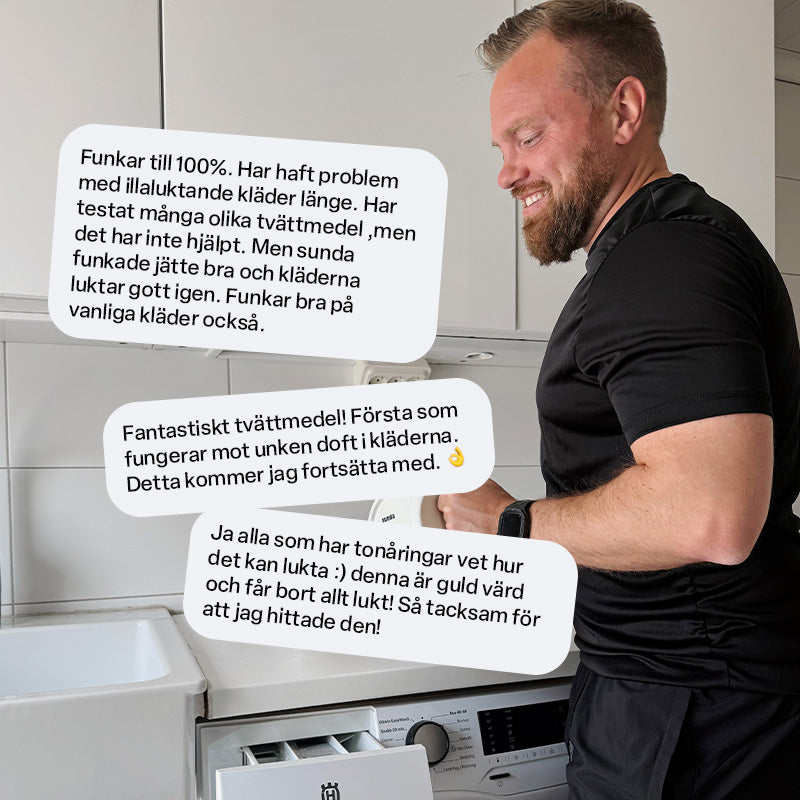 Sporttvätt 50 tvättar