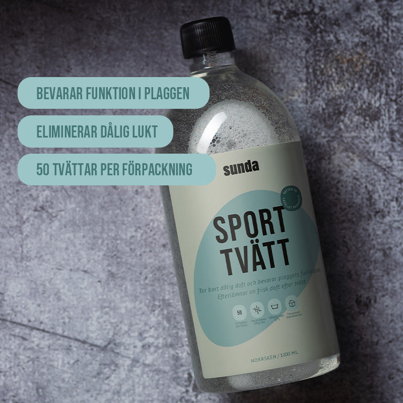 Sporttvätt 50 tvättar