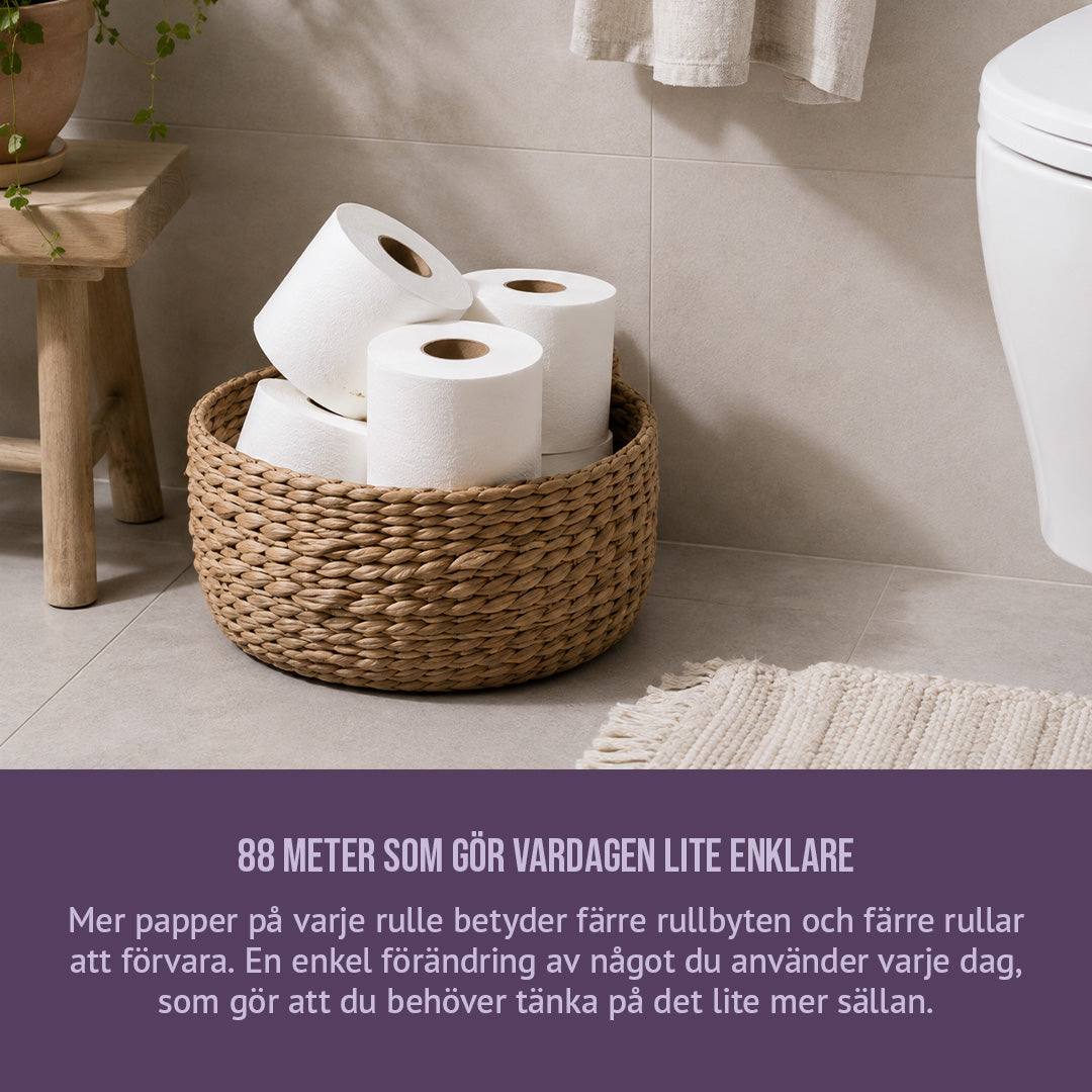 Toalettpapper 88m 12-p