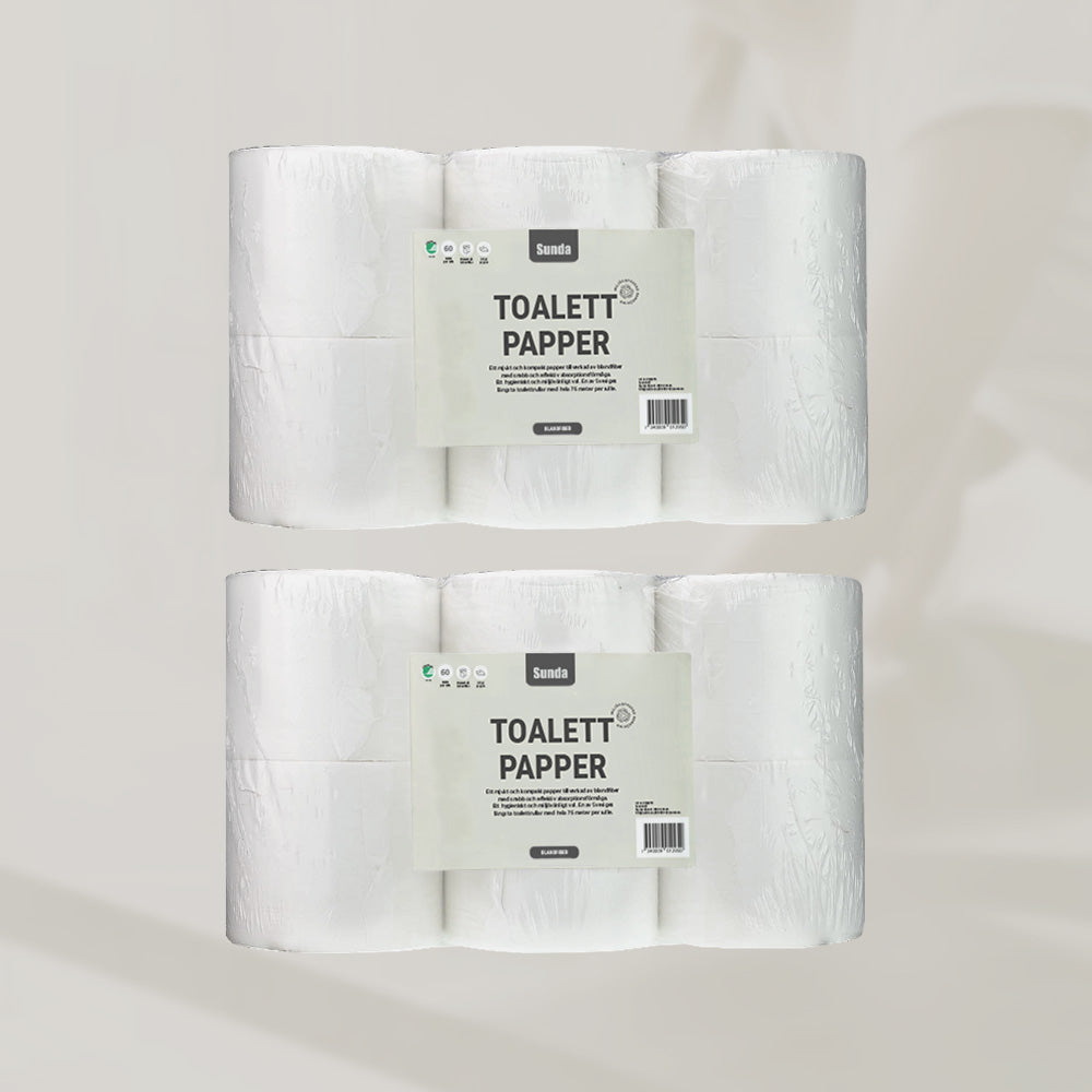 Toalettpapper Mjuk 60m/rulle