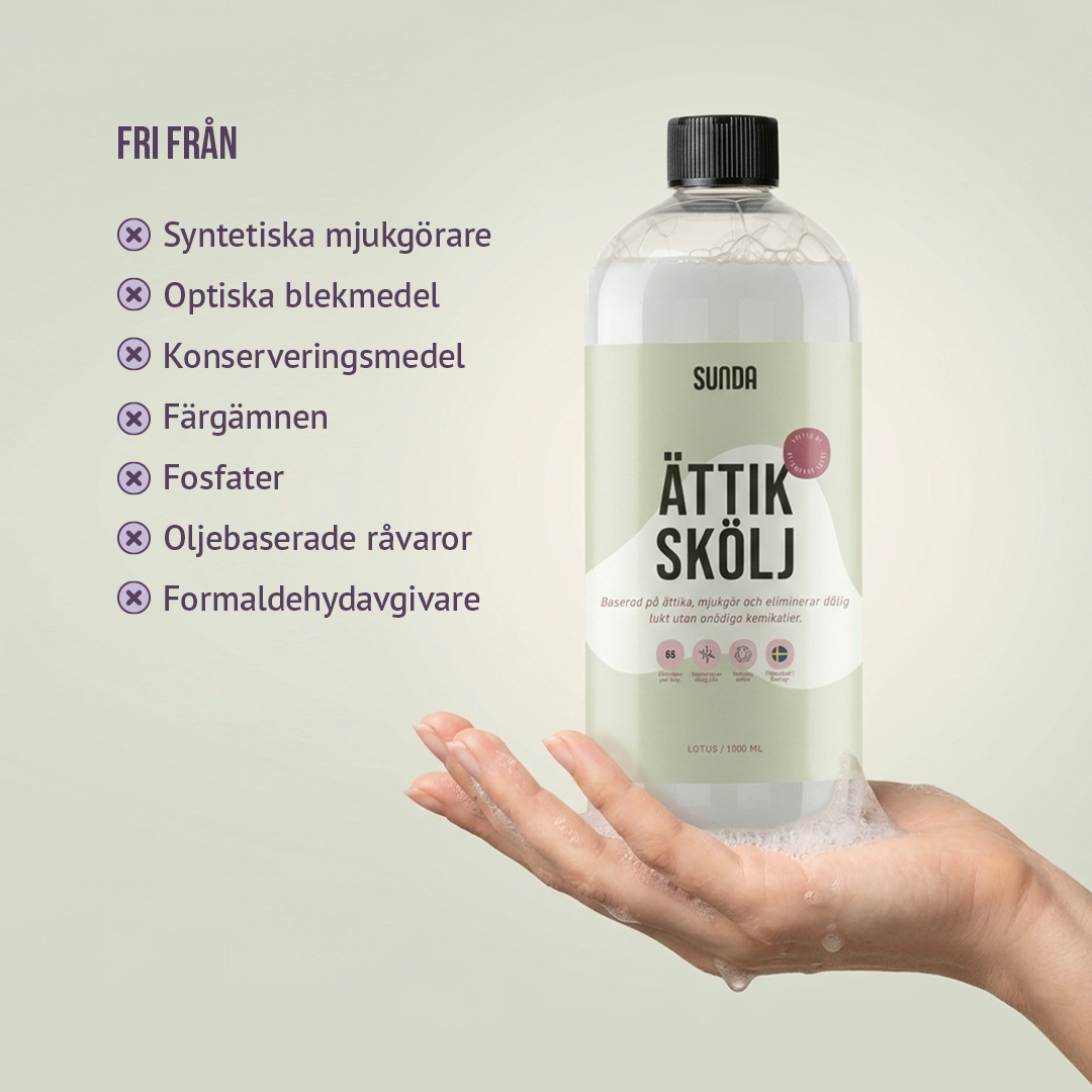 Ättiksköljmedel 66 tvättar